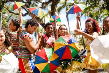 Bailarinas de Frevo em Pernambuco