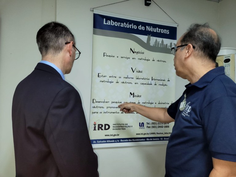 Laboratório de nêutrons em auditoria internacional