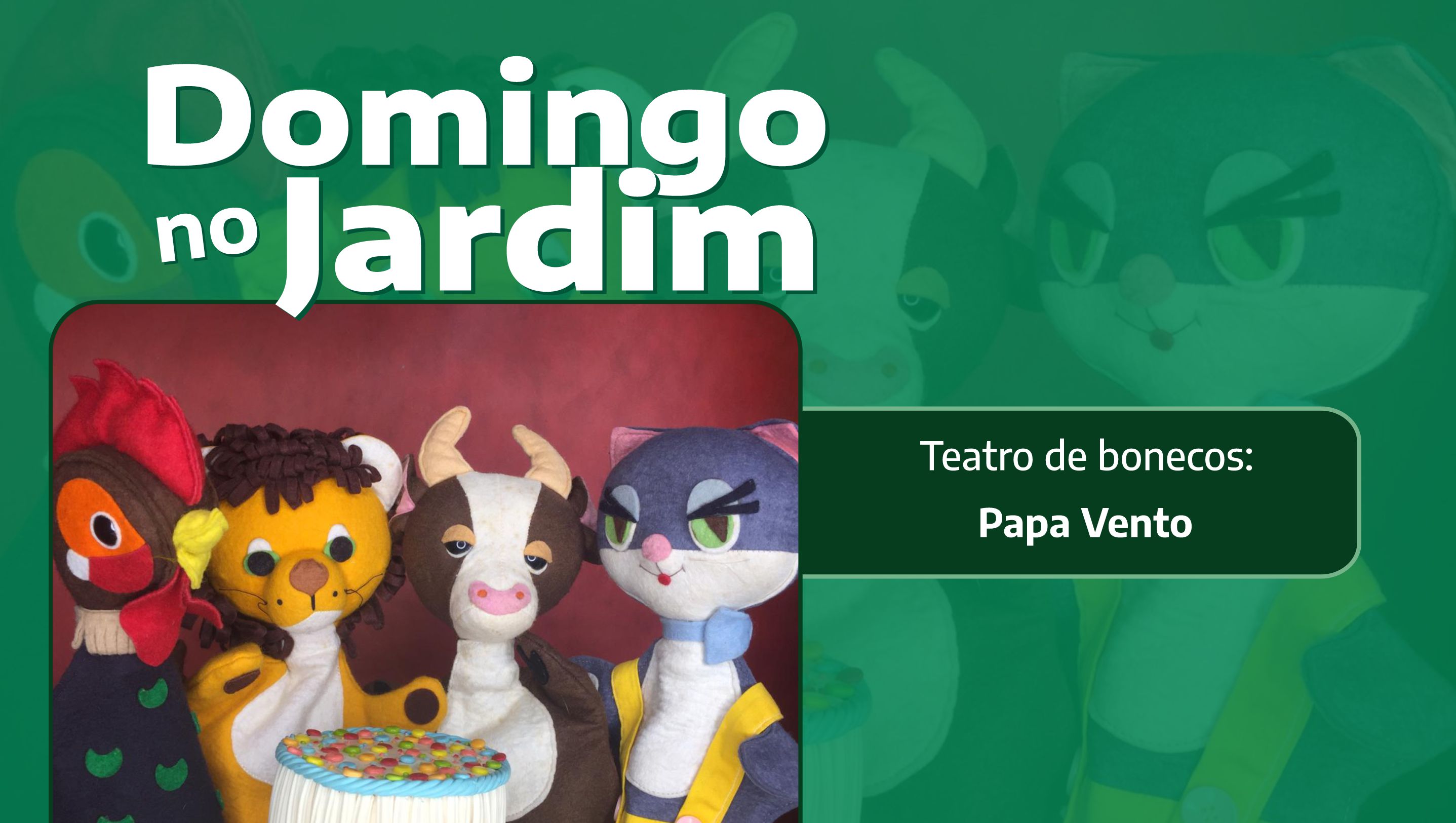 Papa Vento celebrates the anniversary of the Rio Botanical Garden