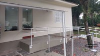 Rio Botanical Garden's main ticket office is refurbished and has a counter for wheelchair users and people with reduced mobility