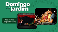 UFRJazz Ensemble Orchestra and Papa vento theater liven up Sunday in the Garden