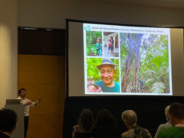 Domingos Cardoso ressaltou a importância do trabalho dos parataxonomistas no conhecimento da flora amazônica 