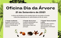 Jardim Botânico comemora Dia da Árvore com oficina aberta ao público