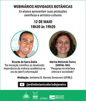 Segundo encontro da série de webinários da ENBT acontece na próxima quarta-feira (12/5)