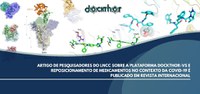 Artigo de pesquisadores do LNCC sobre a plataforma DockThor-VS e reposicionamento de medicamentos no contexto da Covid-19 é publicado em revista internacional