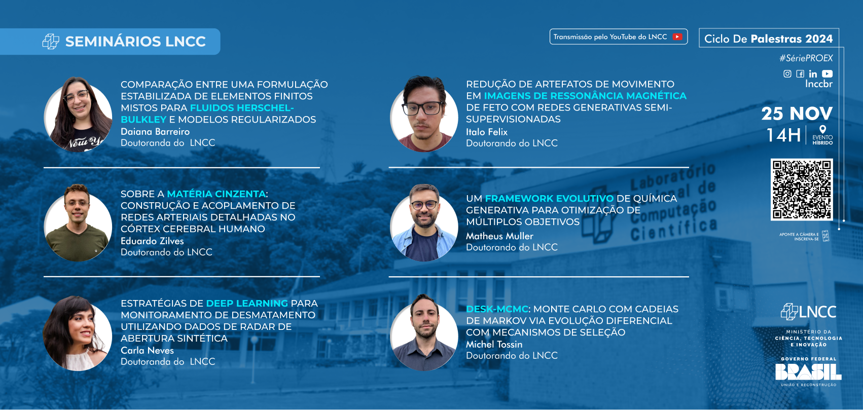 Ciclo de Seminários da Pós-graduação: Apresentações finais da Série PROEX