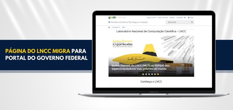 Migração do site LNCC