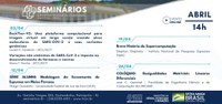 Pós-Graduação do LNCC divulga programação de seminários virtuais gratuitos no mês de abril