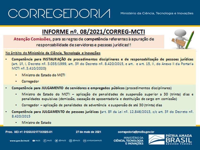 Informe N° 08 de 27.05.2021