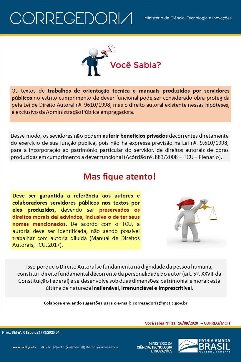 Você sabia? N° 11 de 16.09.2020