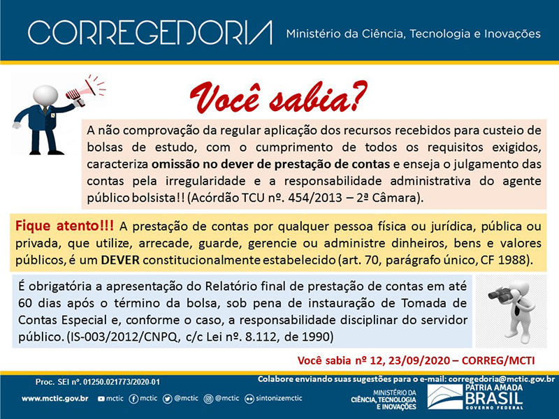 Você sabia? N° 12 de 23.09.2020