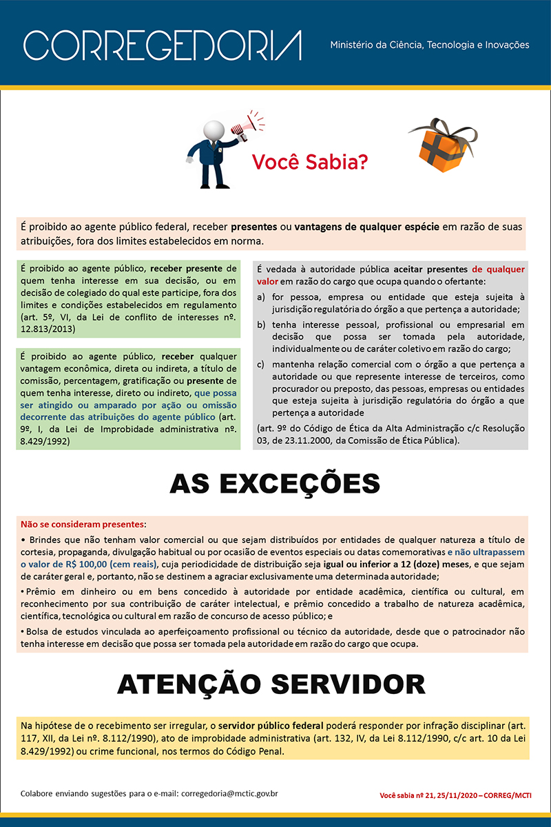 Você sabia? N° 21 de 25.11.2020