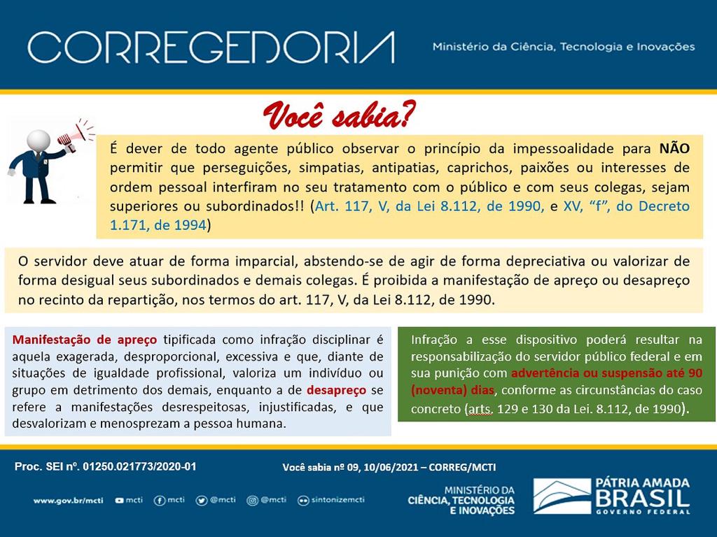 Você sabia? N° 09 de 10.06.2021