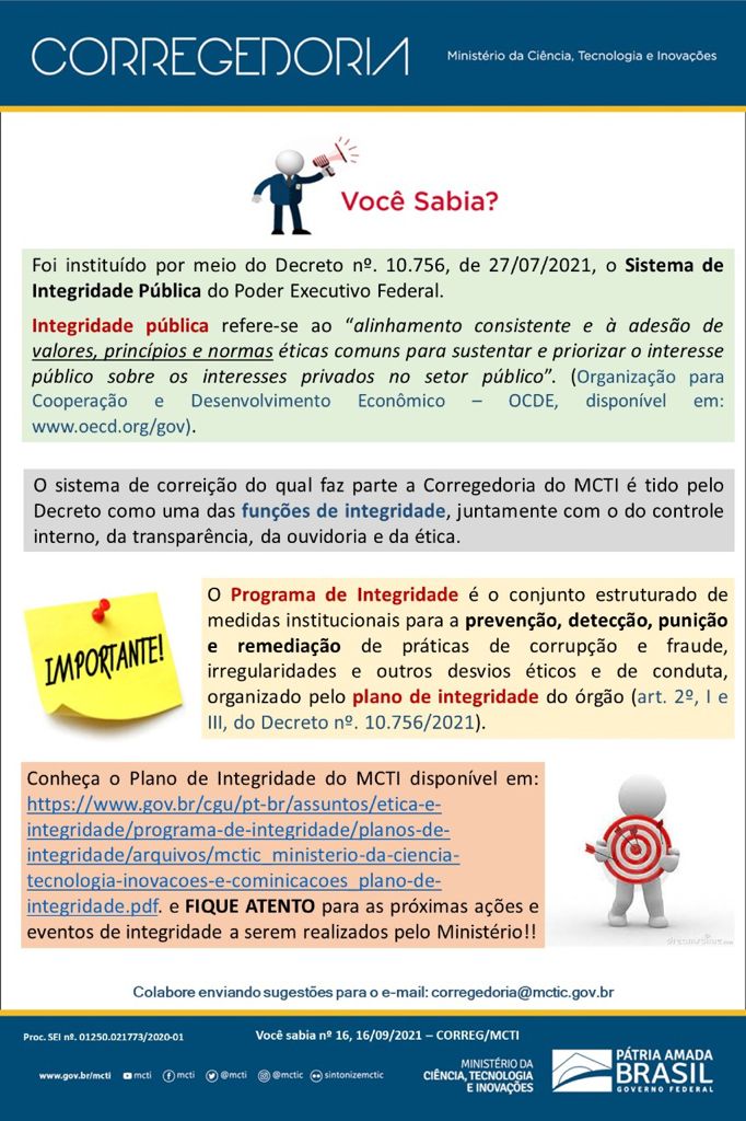 Você sabia? N° 16 de 16.09.2021