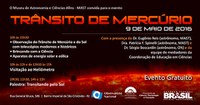 MAST promove observação do Trânsito de Mercúrio