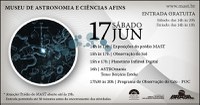 Sábado de atividades no Museu de Astronomia e Ciências Afins