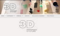 Hotsite da Exposição 3D: Imprimindo o Futuro