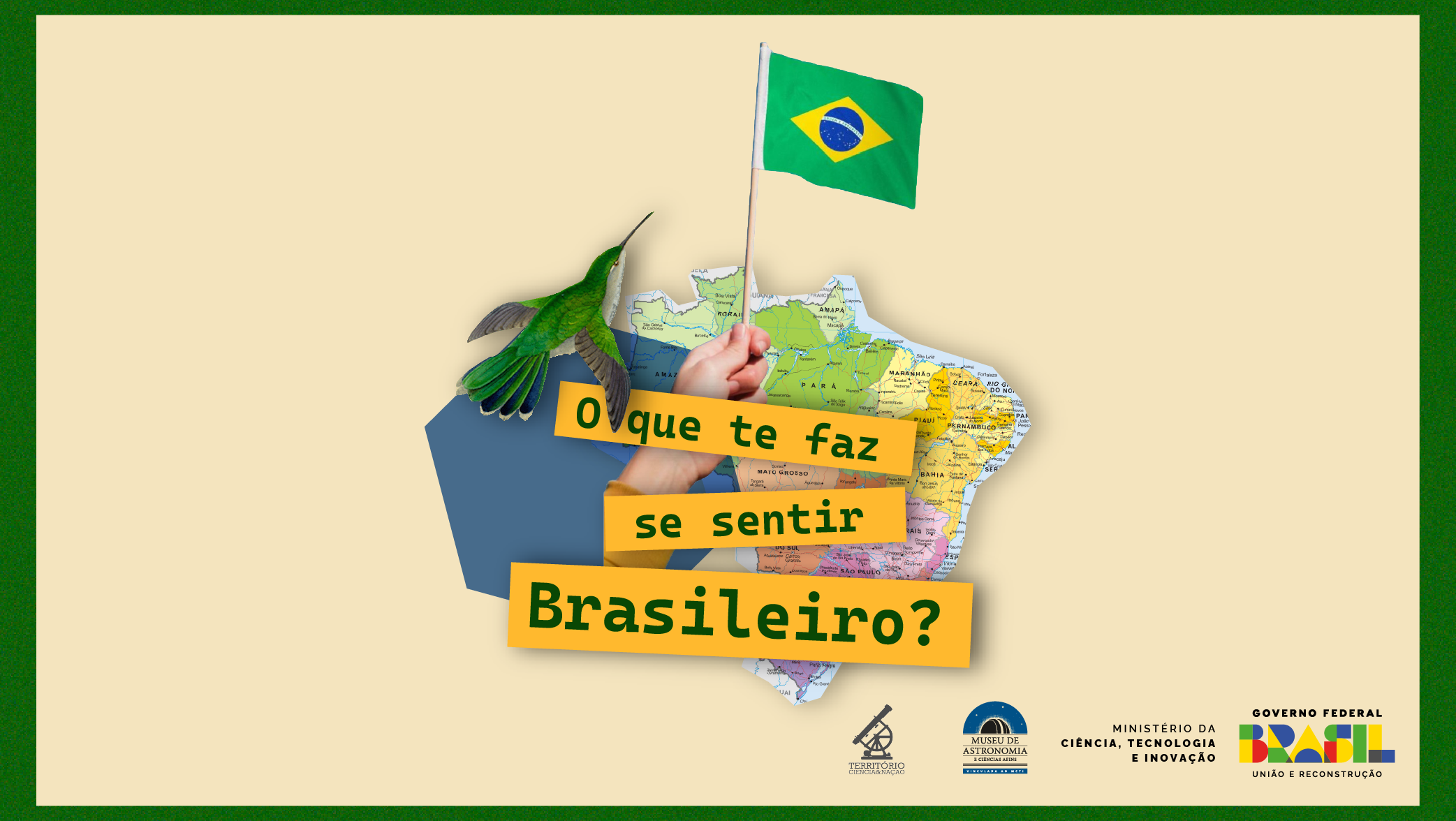 Relembramos a enquete feita pelo grupo Território, Ciência e Nação que revelou aspectos instigantes sobre a relação entre o brasileiro e suas
identidades.