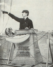 Em Paris, Santos Dumont inicia a ''Era dos balões''