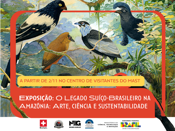 Exposição "Legado-Suíço-Brasileiro" ficará exposta no MAST até janeiro