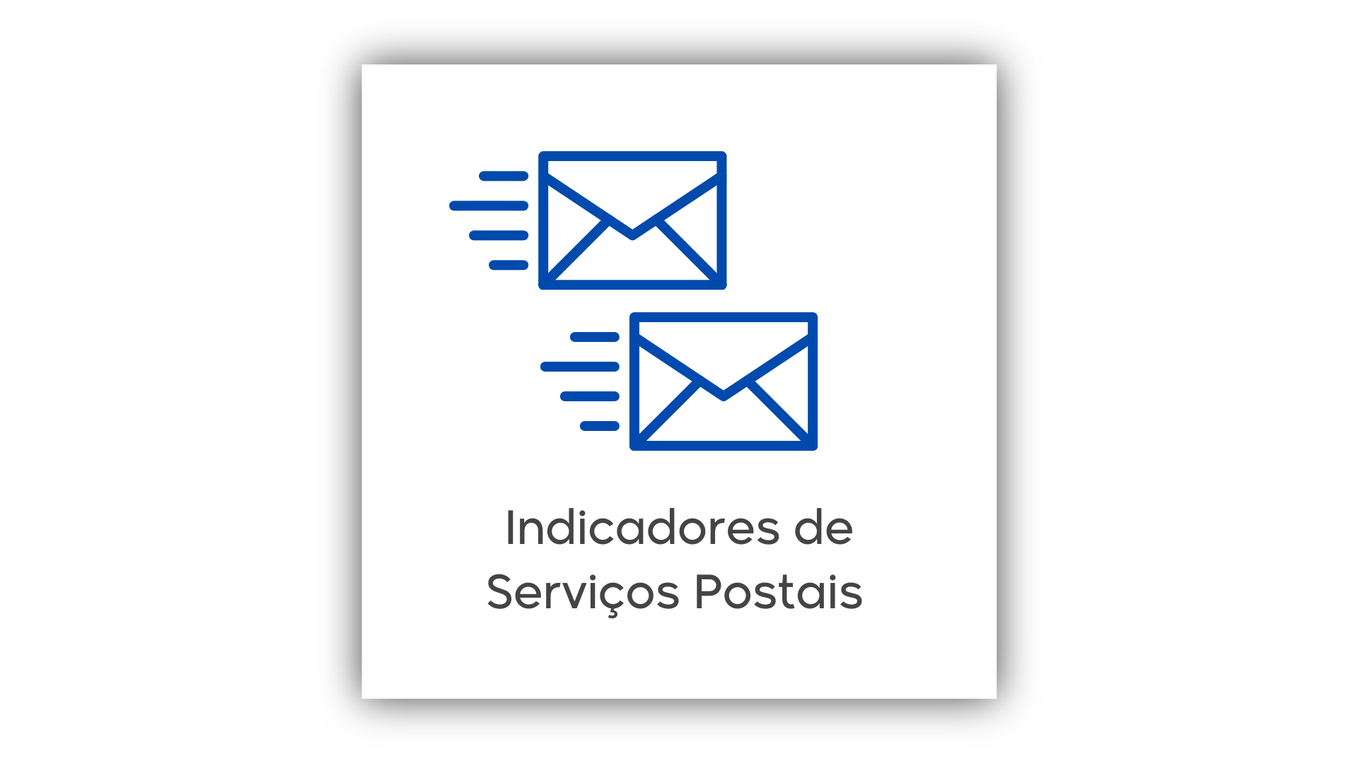 Indicadores de Serviços Postais