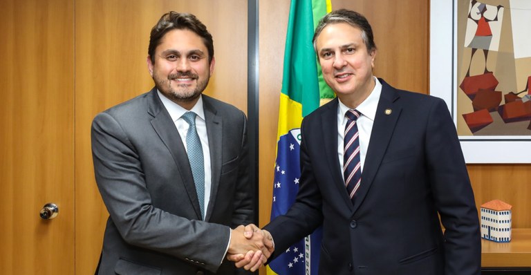 Ministro JF com Camilo Santana