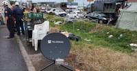 Ministério das Comunicações e Telebras instalam antena no maior abrigo temporário do Rio Grande do Sul