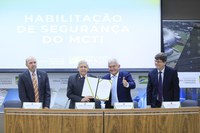 MCTI RECEBE HABILITAÇÃO DE SEGURANÇA DO GSI