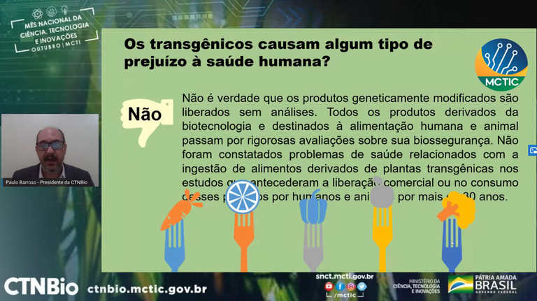 Entrevista com presidente do CTNBio no MNCTI