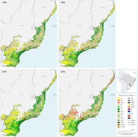 MCTI produz novos mapas de uso e cobertura da terra para o bioma Mata Atlântica