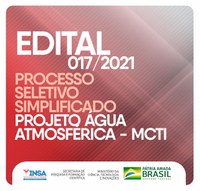 Aberta nova seleção de bolsistas para o Projeto Água Atmosférica MCTI em Alagoas e Ceará