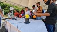 Crianças participam de evento do MCTI em Alcântara
