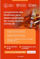 MCTI, ABC E ANM lançam publicação sobre desenvolvimento de vacinas no Brasil