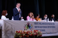 Ministro substituto do MCTI e ministra do MMFDH, Damares Alves, participam de evento com autoridades de SP
