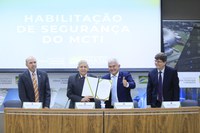 MCTI recebe habilitação de segurança do Gabinete de Segurança Institucional da Presidência