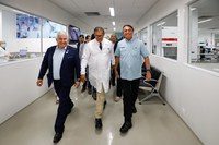 Presidente da República e ministro do MCTI visitam instalações do SENAI CIMATEC em Salvador (BA)