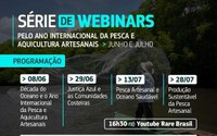 Seminário sobre produção sustentável da pesca artesanal fecha ciclo de webinars sobre o tema