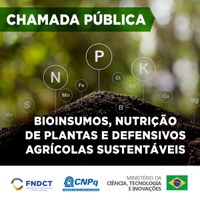 MCTI e CNPq publicam chamada pública de R$36 milhões para bioinsumos biológicos