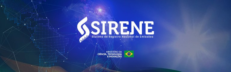 Banner Sirene — Ministério da Ciência, Tecnologia e Inovação