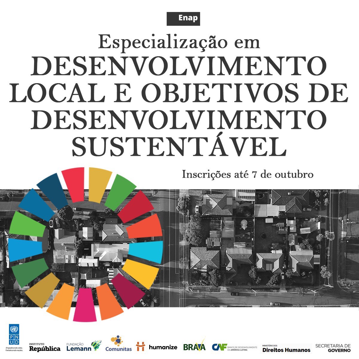 Curso de especialização em Desenvolvimento Local e Objetivos de Desenvolvimento Sustentável está com inscrições abertas