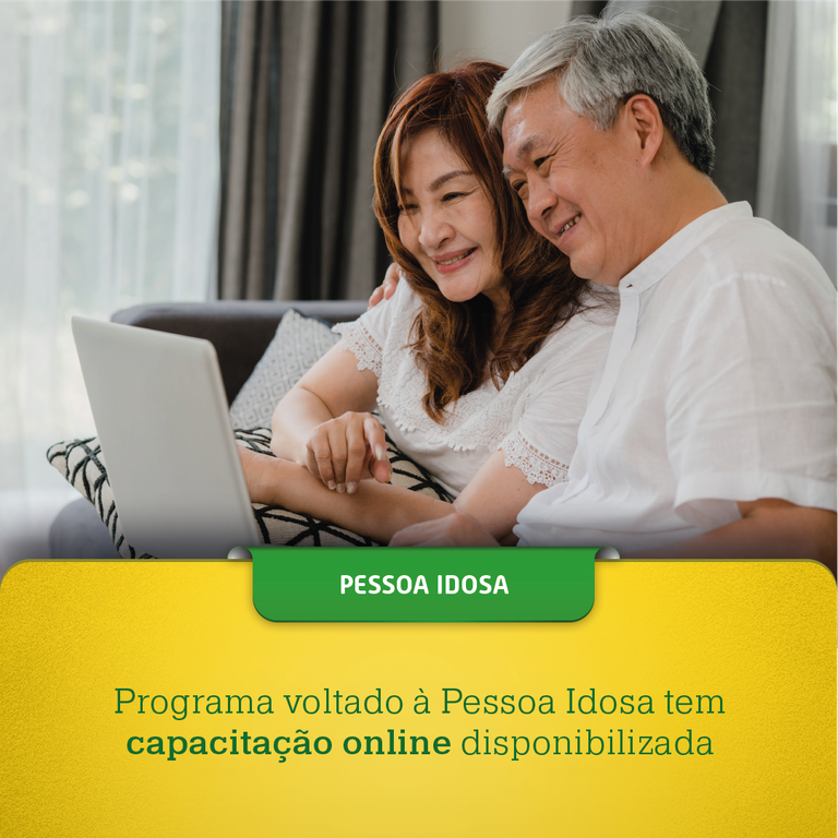 Programa voltado à Pessoa Idosa tem capacitação online disponibilizada