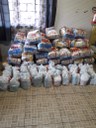 Governo Federal doa cestas básicas e kits de higiene para idosos na região Sul