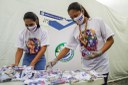 Ministério entrega máscaras a imigrantes venezuelanos em Roraima