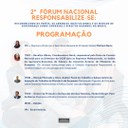 Confira a programação do 2º Fórum Nacional Responsabilize-se nesta segunda-feira (19)