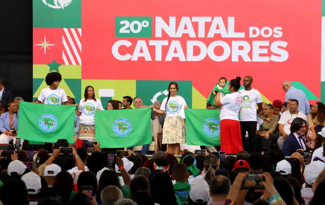 O Movimento Nacional dos Catadores de Materiais Recicláveis foi um dos destaques do evento (Foto: Clarice Castro) 