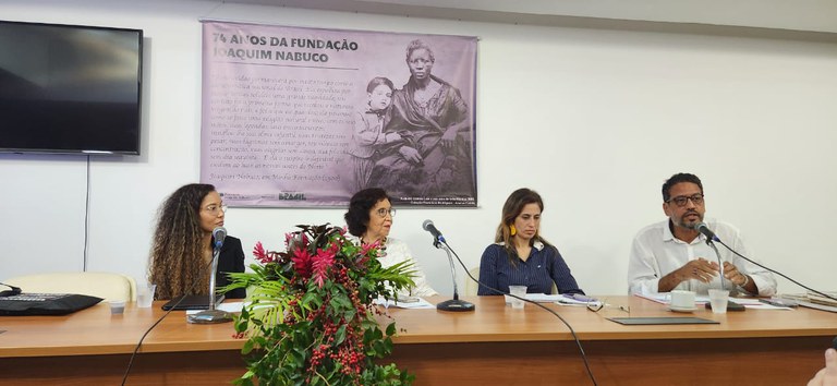 Rita Oliveira debate racismo na celebração dos 74 anos da Fundação Joaquim Nabuco