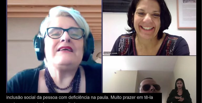 Secretária Anna Paula Feminella discute políticas de inclusão no âmbito dos direitos humanos em webinário promovido pelo TCU