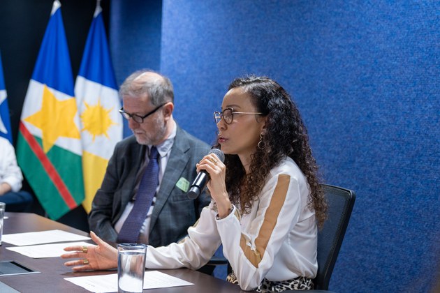 Secretária-executiva Rita Oliveira fez a abertura do curso em Brasília