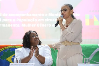 Marina Silva relembrou os desafios históricos enfrentados pela população em situação de rua 