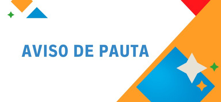 Aviso de pauta